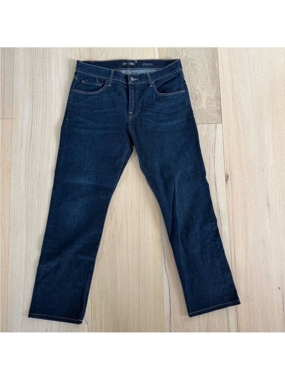 7 For All Mankind Series 7 Denim Slimmy Dark Wash Jeans Size 34 NWOT